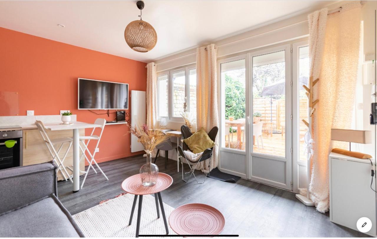 Le 102, Maison avec Terrasse et parking Gare de ROUEN Extérieur photo